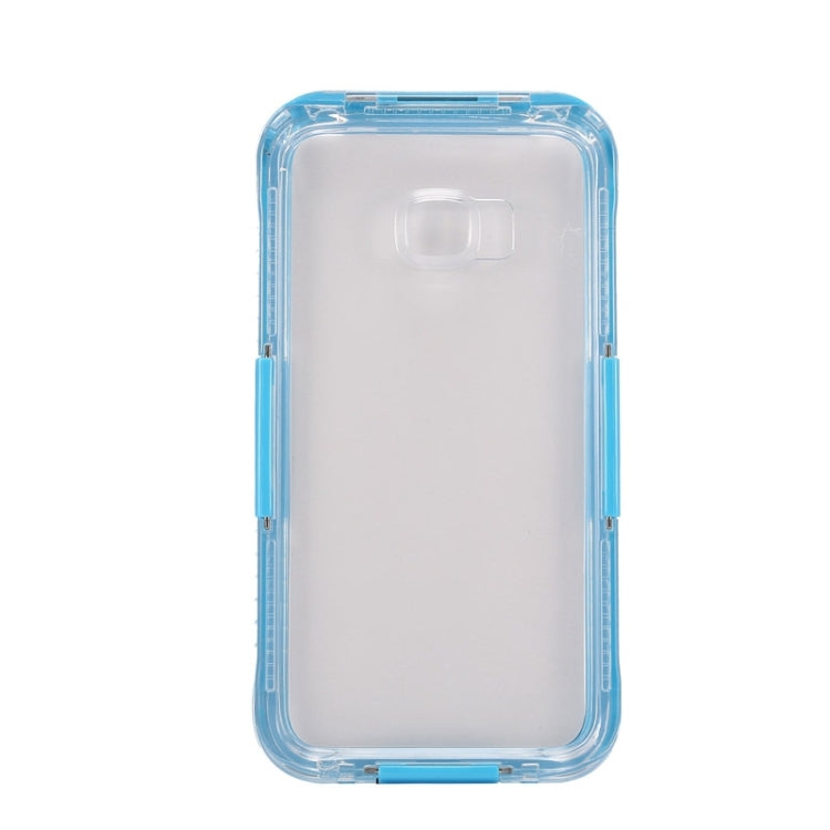 For Galaxy S6 Edge+ / G928 IP x 8 PVC + Silicone Transparent Universal Waterproof Protective Case with Lanyard