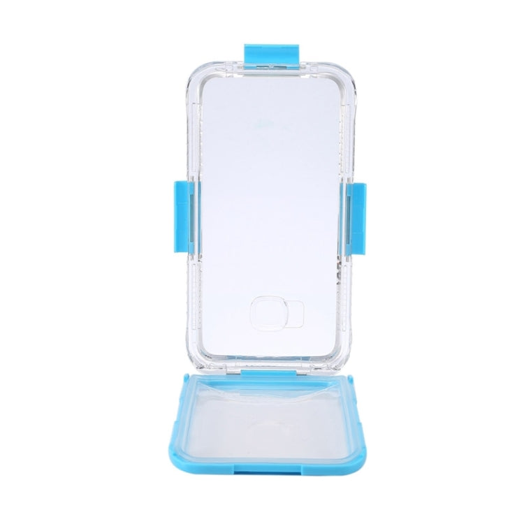 For Galaxy S6 Edge+ / G928 IP x 8 PVC + Silicone Transparent Universal Waterproof Protective Case with Lanyard