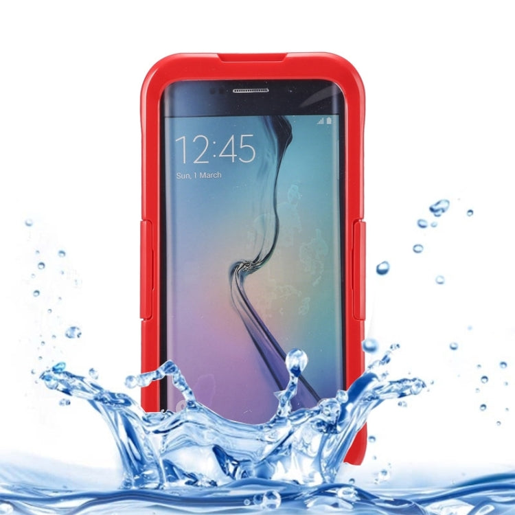 For Galaxy S6 Edge+ / G928 IP x 8 PVC + Silicone Transparent Universal Waterproof Protective Case with Lanyard