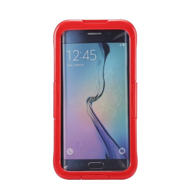 For Galaxy S6 Edge+ / G928 IP x 8 PVC + Silicone Transparent Universal Waterproof Protective Case with Lanyard