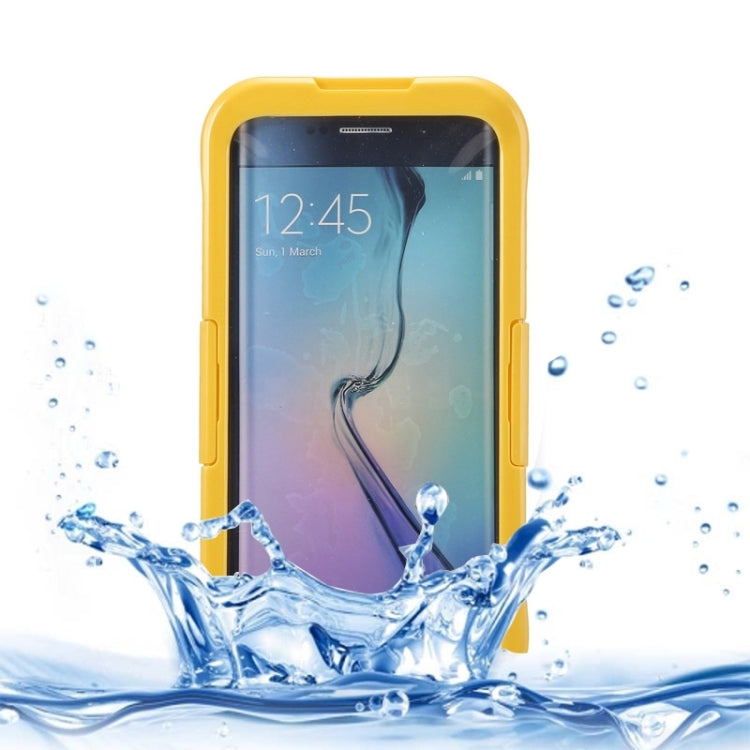 For Galaxy S6 Edge+ / G928 IP x 8 PVC + Silicone Transparent Universal Waterproof Protective Case with Lanyard