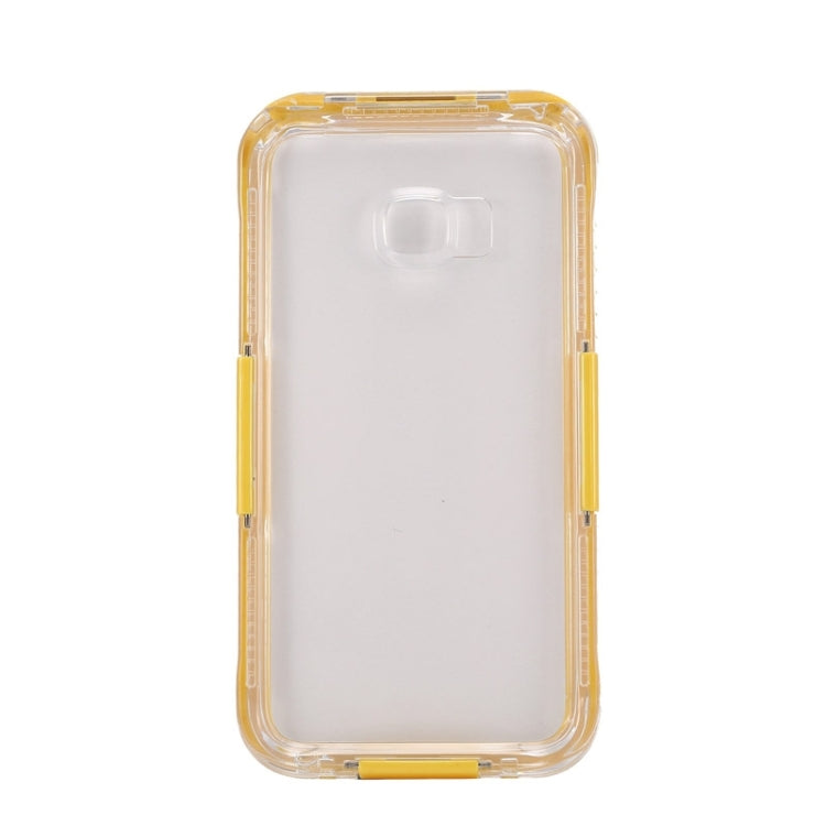 For Galaxy S6 Edge+ / G928 IP x 8 PVC + Silicone Transparent Universal Waterproof Protective Case with Lanyard