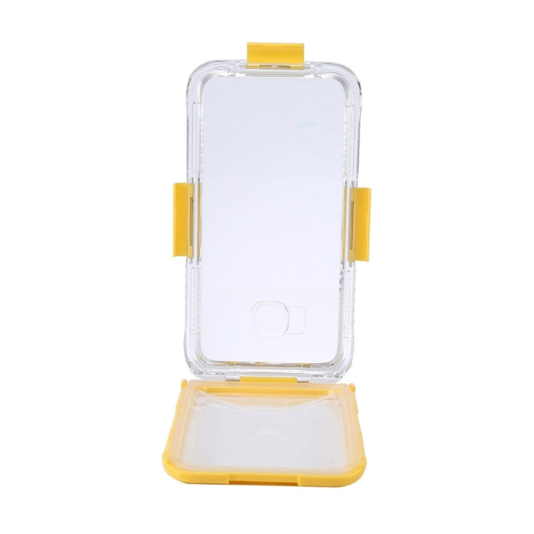 For Galaxy S6 Edge+ / G928 IP x 8 PVC + Silicone Transparent Universal Waterproof Protective Case with Lanyard
