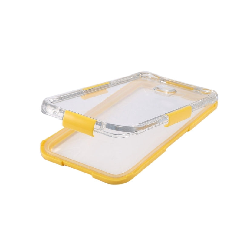For Galaxy S6 Edge+ / G928 IP x 8 PVC + Silicone Transparent Universal Waterproof Protective Case with Lanyard