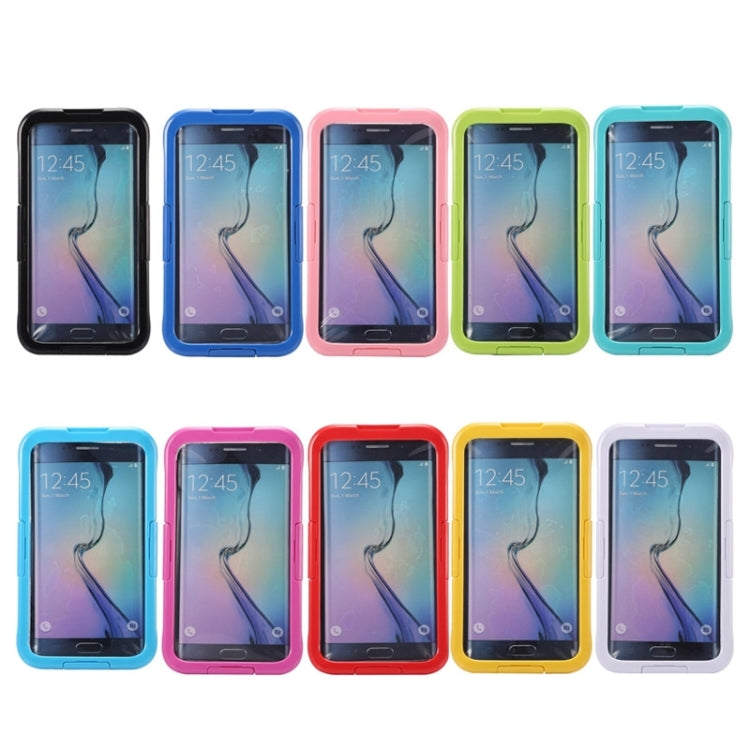 For Galaxy S6 Edge+ / G928 IP x 8 PVC + Silicone Transparent Universal Waterproof Protective Case with Lanyard
