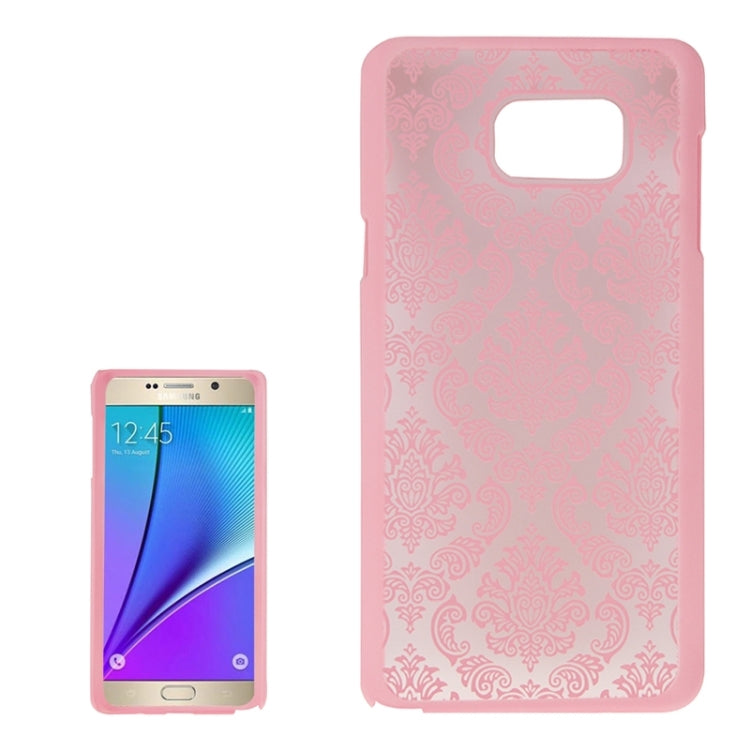 Embossed Flowers Pattern Protective Hard Case for Galaxy Note 5 / N920