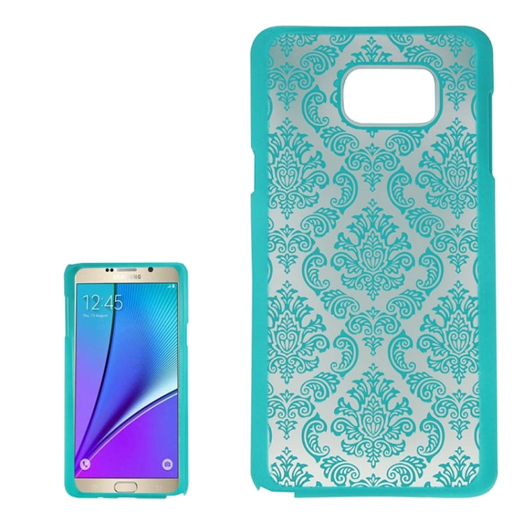 Embossed Flowers Pattern Protective Hard Case for Galaxy Note 5 / N920
