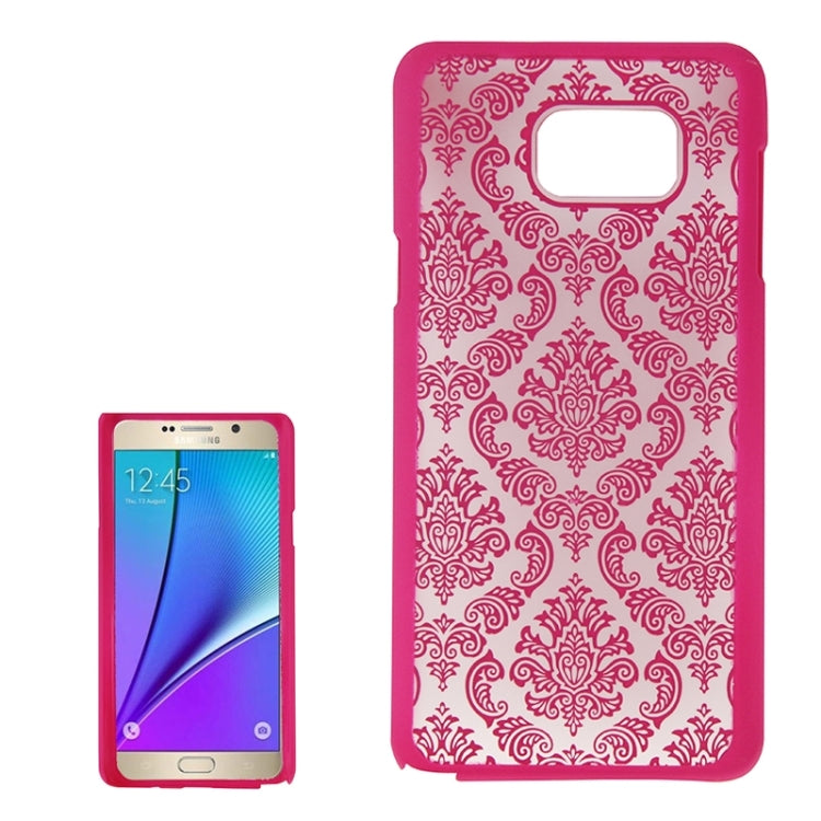 Embossed Flowers Pattern Protective Hard Case for Galaxy Note 5 / N920