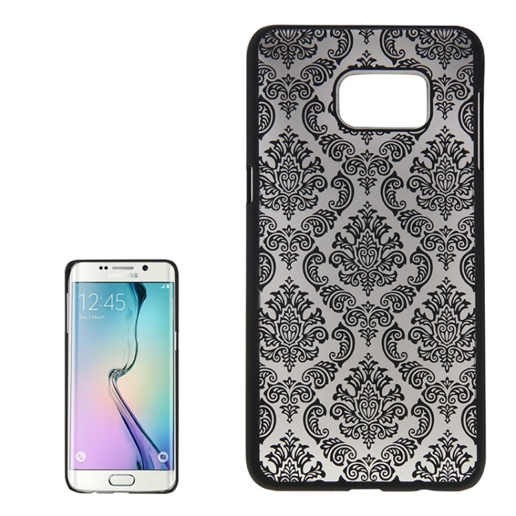 For Galaxy S6 Edge+ / G928 Embossed Flowers Pattern Protective Hard Case