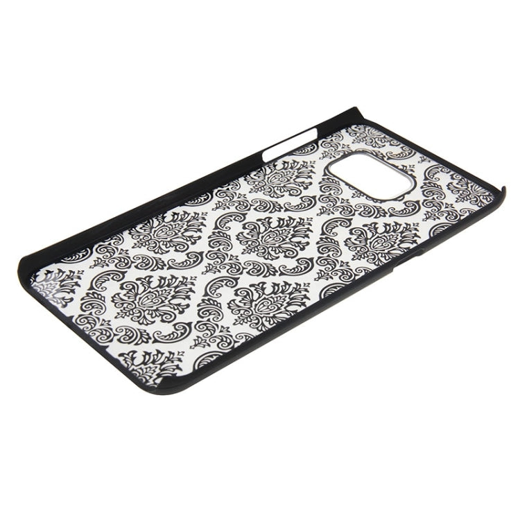 For Galaxy S6 Edge+ / G928 Embossed Flowers Pattern Protective Hard Case