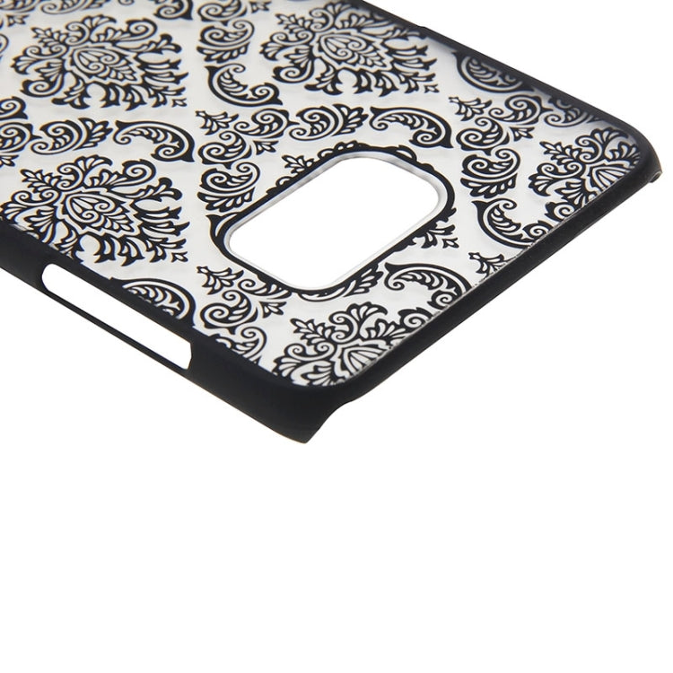 For Galaxy S6 Edge+ / G928 Embossed Flowers Pattern Protective Hard Case