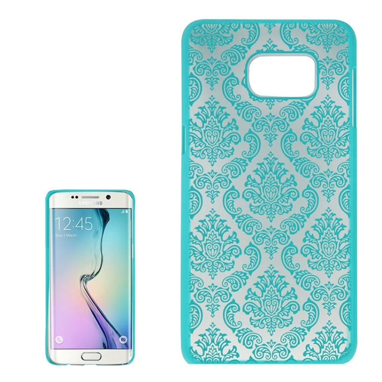 For Galaxy S6 Edge+ / G928 Embossed Flowers Pattern Protective Hard Case