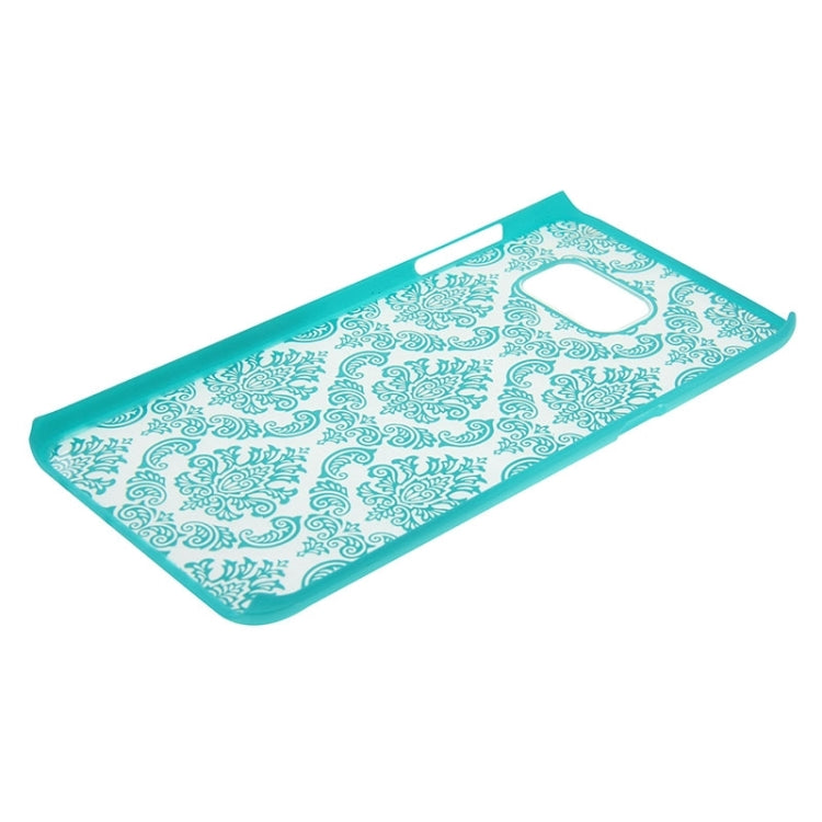 For Galaxy S6 Edge+ / G928 Embossed Flowers Pattern Protective Hard Case
