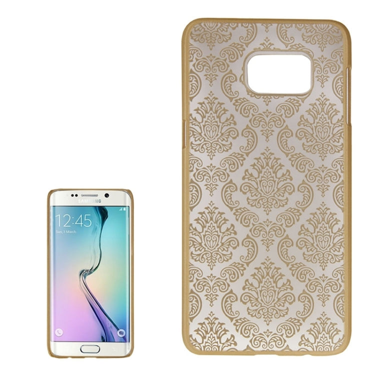 For Galaxy S6 Edge+ / G928 Embossed Flowers Pattern Protective Hard Case