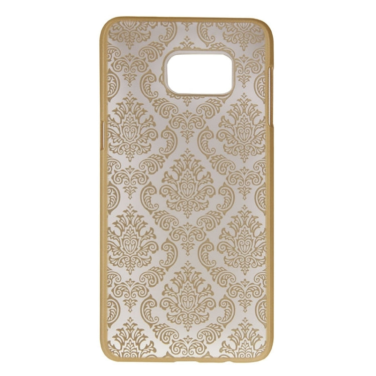 For Galaxy S6 Edge+ / G928 Embossed Flowers Pattern Protective Hard Case