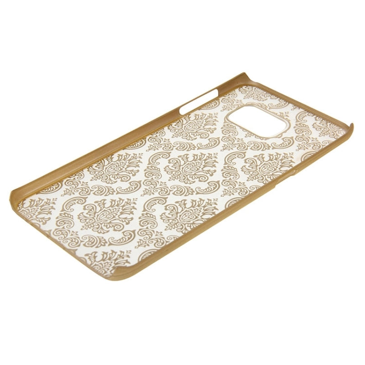 For Galaxy S6 Edge+ / G928 Embossed Flowers Pattern Protective Hard Case