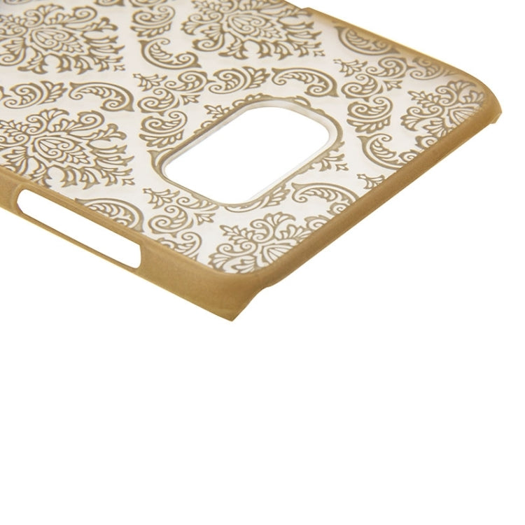 For Galaxy S6 Edge+ / G928 Embossed Flowers Pattern Protective Hard Case