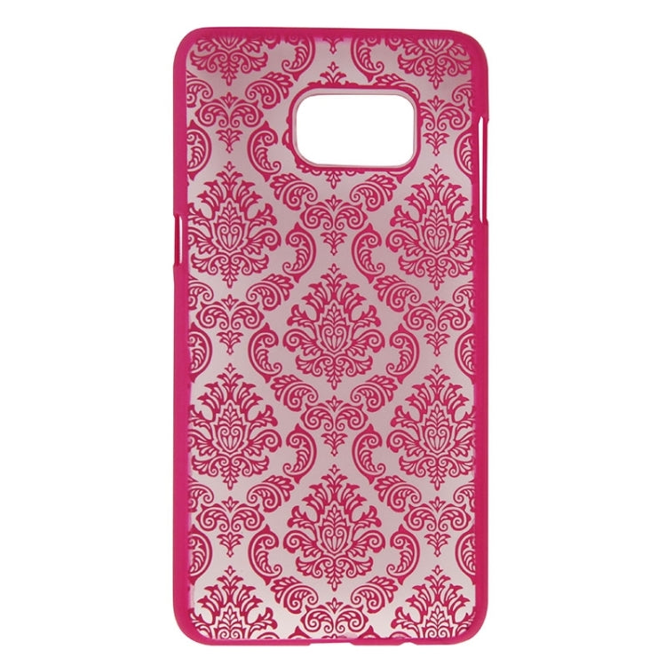 For Galaxy S6 Edge+ / G928 Embossed Flowers Pattern Protective Hard Case