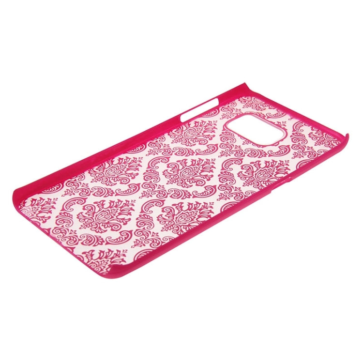 For Galaxy S6 Edge+ / G928 Embossed Flowers Pattern Protective Hard Case