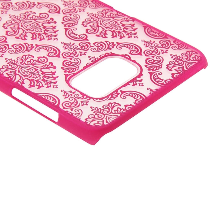 For Galaxy S6 Edge+ / G928 Embossed Flowers Pattern Protective Hard Case