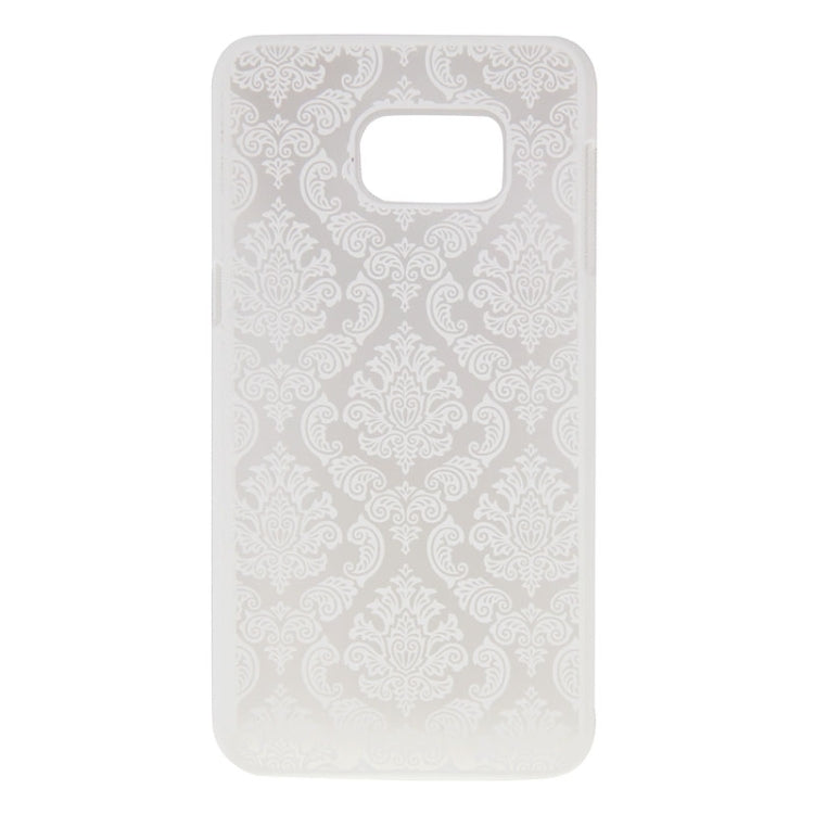For Galaxy S6 Edge+ / G928 Embossed Flowers Pattern Protective Hard Case