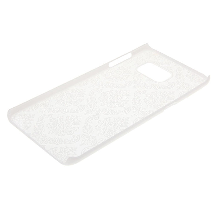 For Galaxy S6 Edge+ / G928 Embossed Flowers Pattern Protective Hard Case