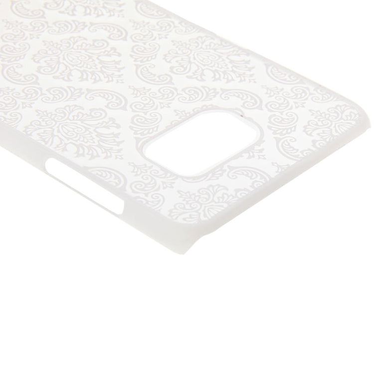 For Galaxy S6 Edge+ / G928 Embossed Flowers Pattern Protective Hard Case