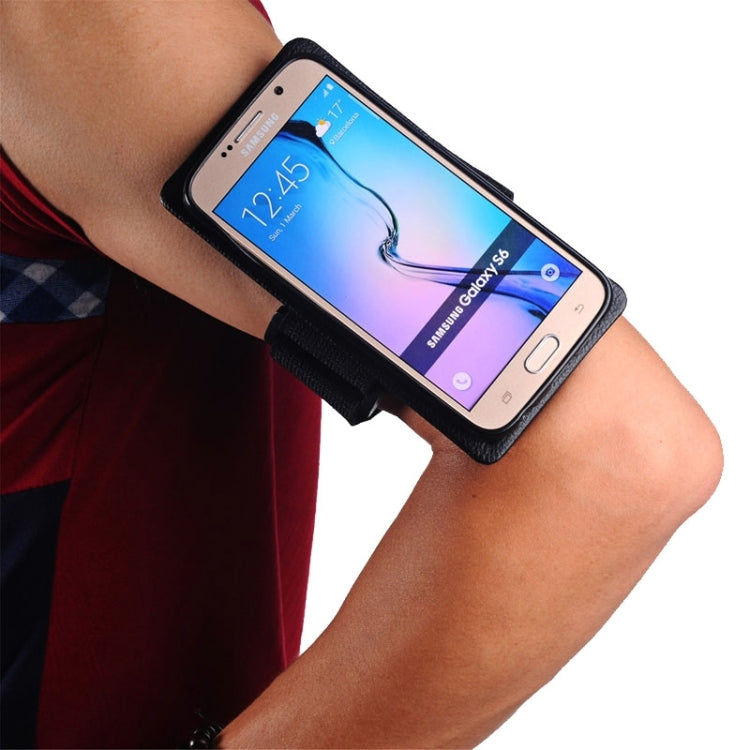 Detachable 2 in 1 Magnet Sports Armband + Phone Case  for Galaxy S6 / G920(Black)
