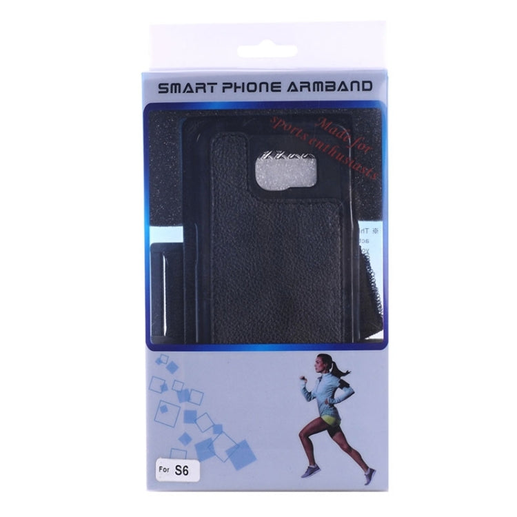 Detachable 2 in 1 Magnet Sports Armband + Phone Case  for Galaxy S6 / G920(Black)
