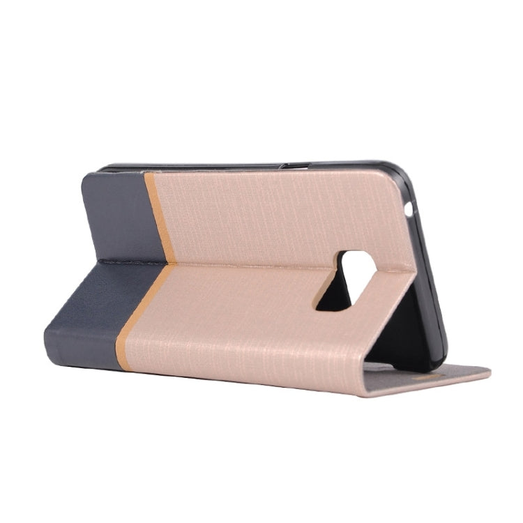 Color Matching Horizontal Flip Leather Case with Holder & Card Slots for Galaxy Note 5 / N920
