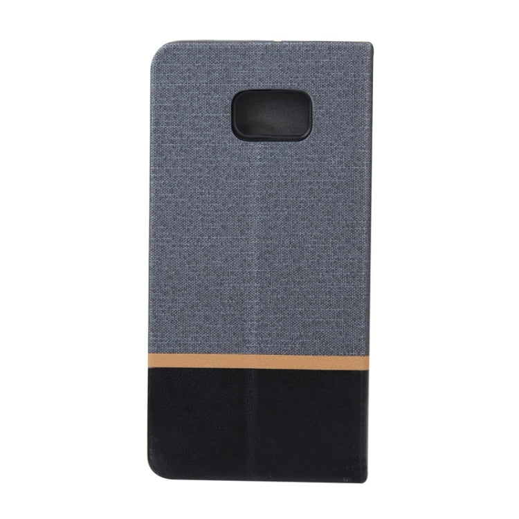 For Galaxy S6 Edge+ / G928 Color Matching Horizontal Flip Leather Case with Holder & Card Slot