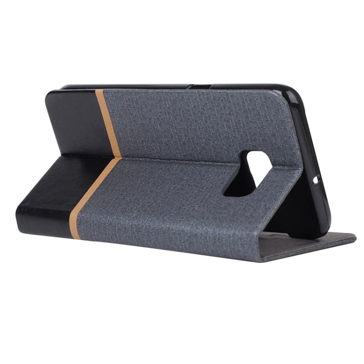 For Galaxy S6 Edge+ / G928 Color Matching Horizontal Flip Leather Case with Holder & Card Slot