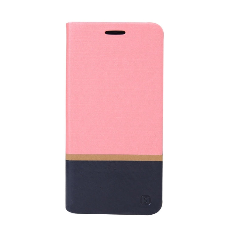 For Galaxy S6 Edge+ / G928 Color Matching Horizontal Flip Leather Case with Holder & Card Slot