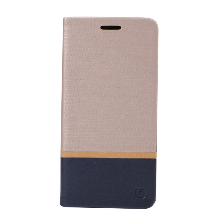 For Galaxy S6 Edge+ / G928 Color Matching Horizontal Flip Leather Case with Holder & Card Slot