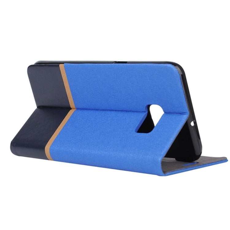 For Galaxy S6 Edge+ / G928 Color Matching Horizontal Flip Leather Case with Holder & Card Slot