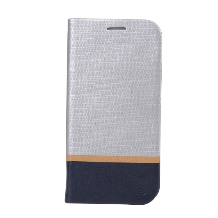 For Galaxy S6 Edge / G925 Color Matching Horizontal Flip Leather Case with Holder & Card Slot