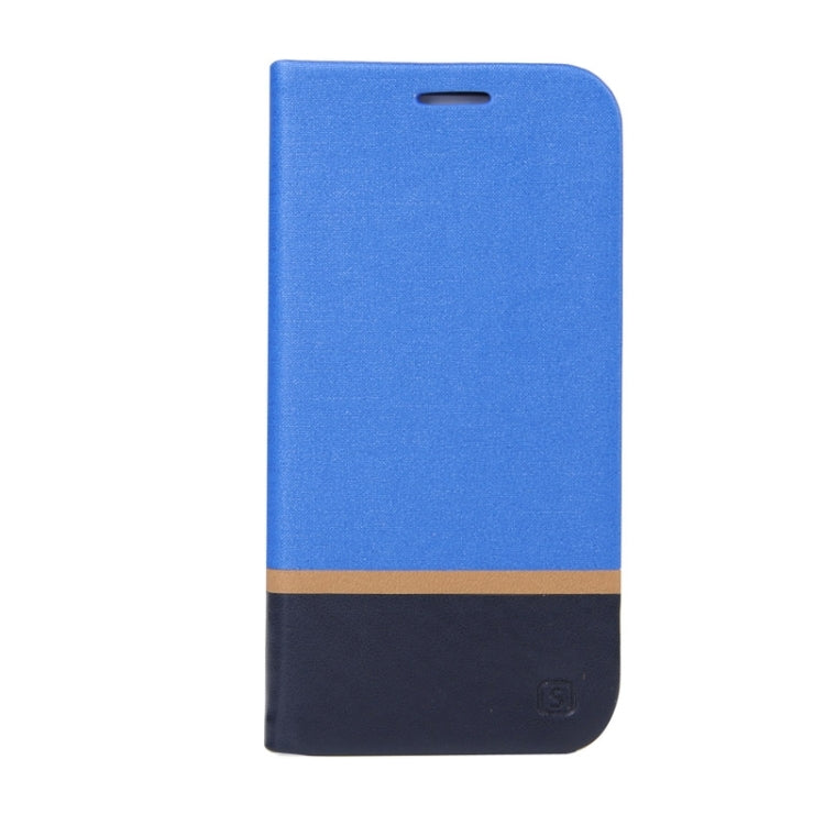 For Galaxy S6 Edge / G925 Color Matching Horizontal Flip Leather Case with Holder & Card Slot