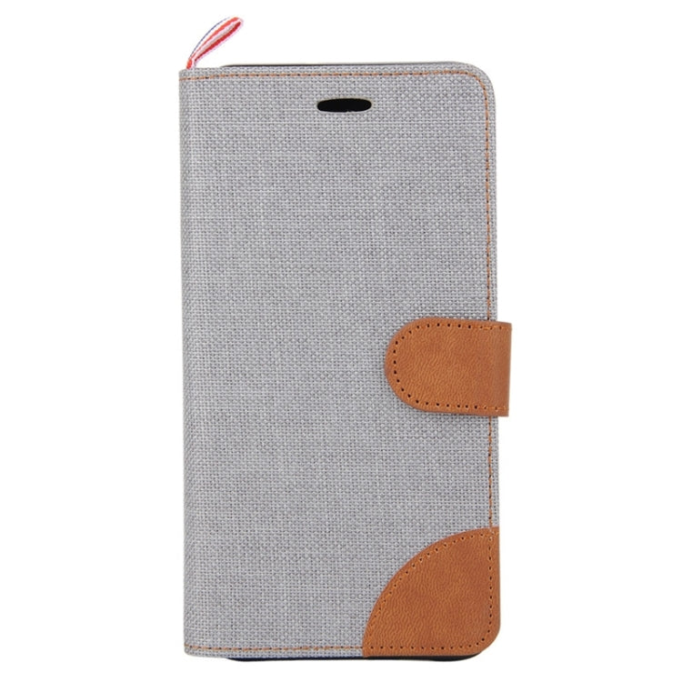 For Galaxy S6 edge+ / G928 Denim Surface Horizontal Flip Leather Case with Card Slots & Holder