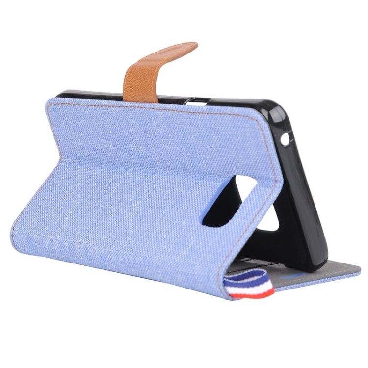 Denim Surface Horizontal Flip Leather Case with Card Slots & Holder for Galaxy Note 5 / N920