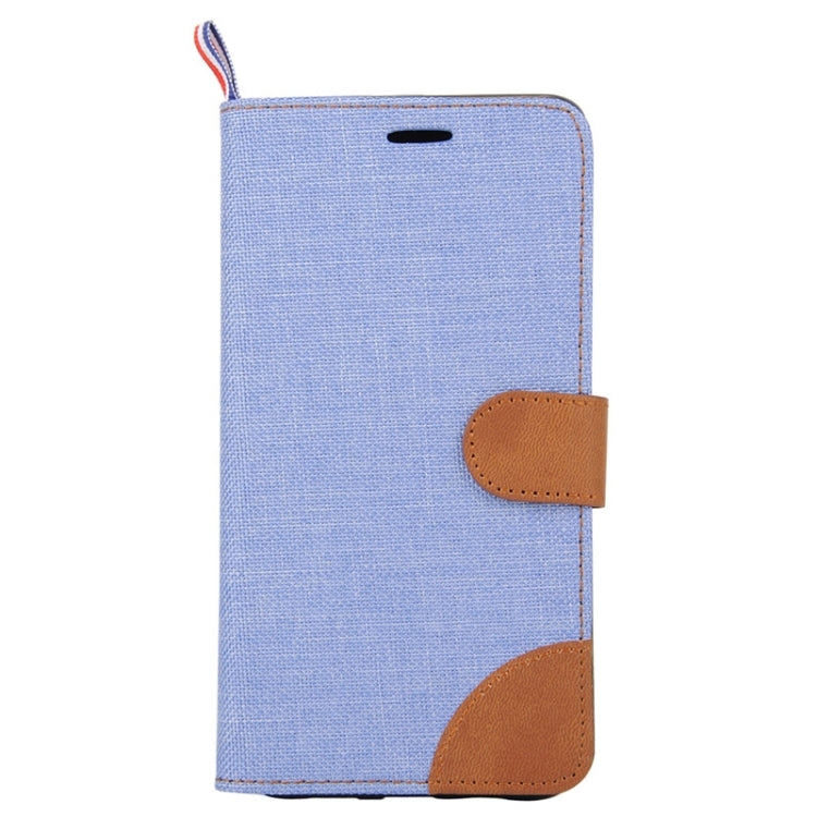 For Galaxy S6 edge / G925 Denim Surface Horizontal Flip Leather Case with Card Slots & Holder