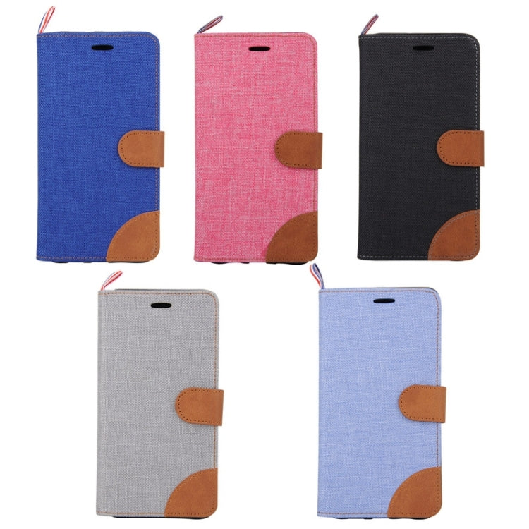 For Galaxy S6 edge / G925 Denim Surface Horizontal Flip Leather Case with Card Slots & Holder