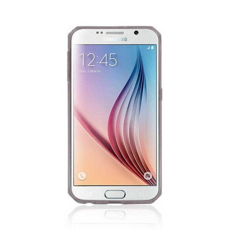 For Galaxy S6 / G920 Racing Car Style Transparent TPU Protective Case