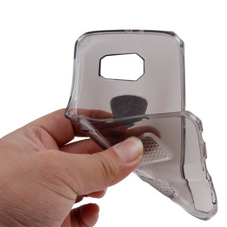 For Galaxy S6 / G920 Racing Car Style Transparent TPU Protective Case