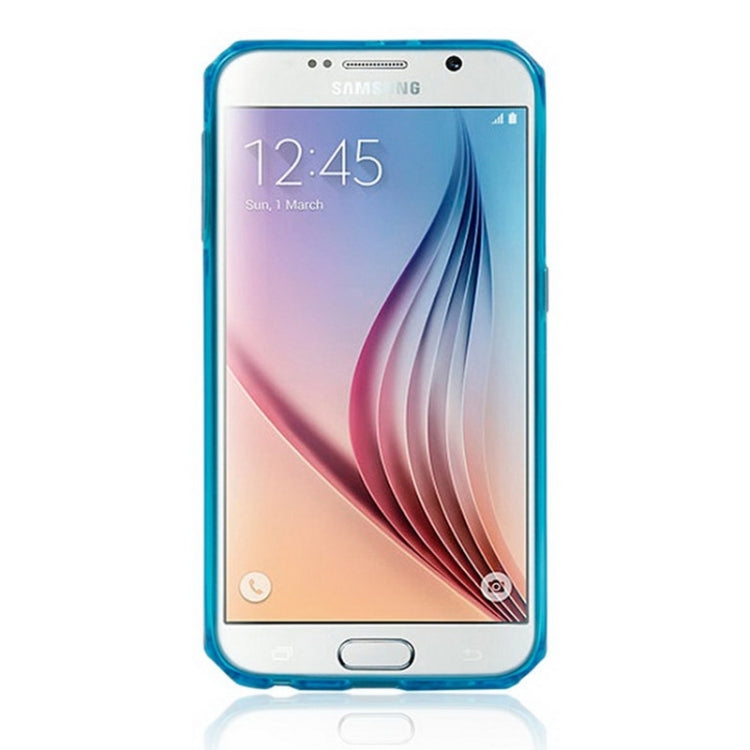 For Galaxy S6 / G920 Racing Car Style Transparent TPU Protective Case