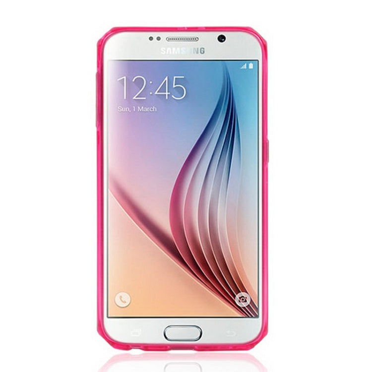 For Galaxy S6 / G920 Racing Car Style Transparent TPU Protective Case