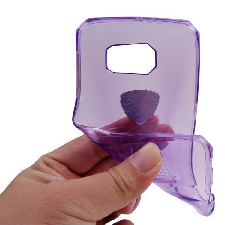 For Galaxy S6 / G920 Racing Car Style Transparent TPU Protective Case