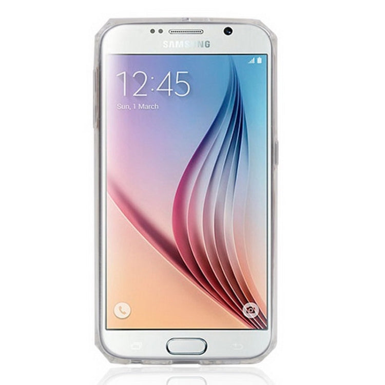For Galaxy S6 / G920 Racing Car Style Transparent TPU Protective Case
