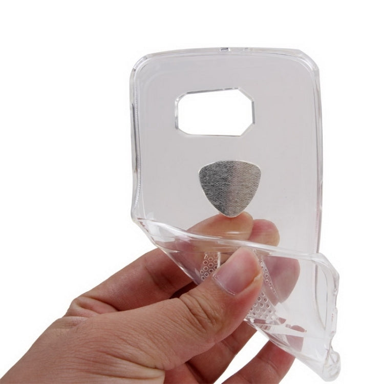 For Galaxy S6 / G920 Racing Car Style Transparent TPU Protective Case