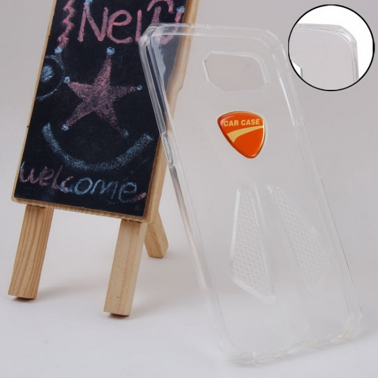 For Galaxy S6 / G920 Racing Car Style Transparent TPU Protective Case