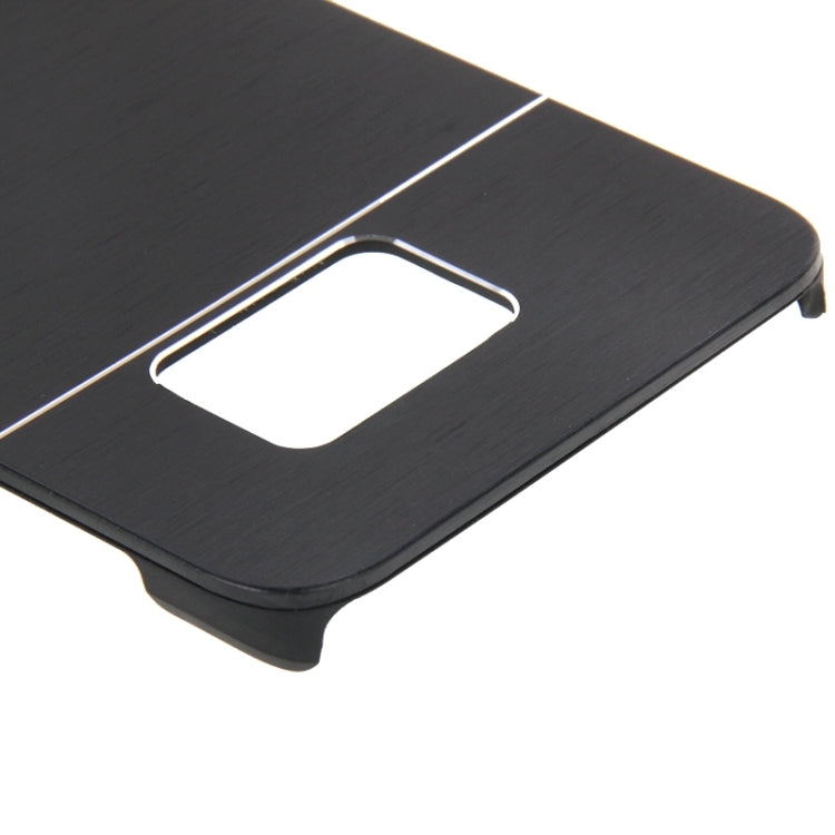 For Galaxy S6 edge+ / G928 2 in 1 Brushed Texture Metal & Plastic Protective Case